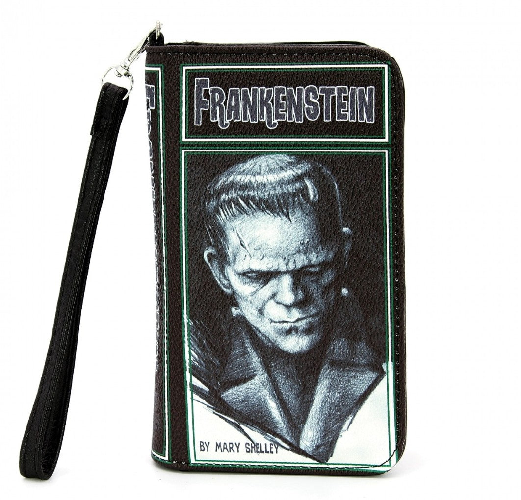 Frankenstein Book Clutch Wallet in Vinyl